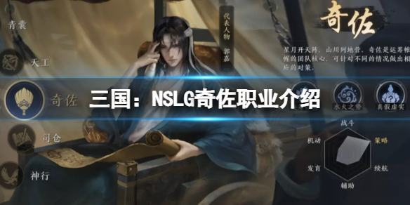 【攻略】三国：NSLG奇佐职业介绍（详细教程）