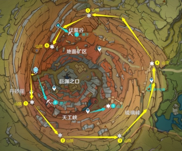 【原神攻略】9个老石位置在哪（详细教程）