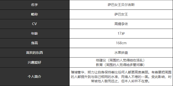 宿命回响弦上的叹息宿命回响萨巴女王怎么样