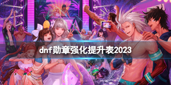 地下城与勇士dnf勋章强化提升表2023